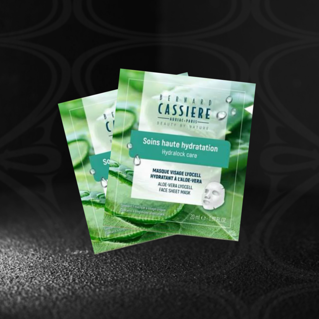 BERNARD CASSIERE ALOE-VERA LYOCELL FACE SHEET MASK)