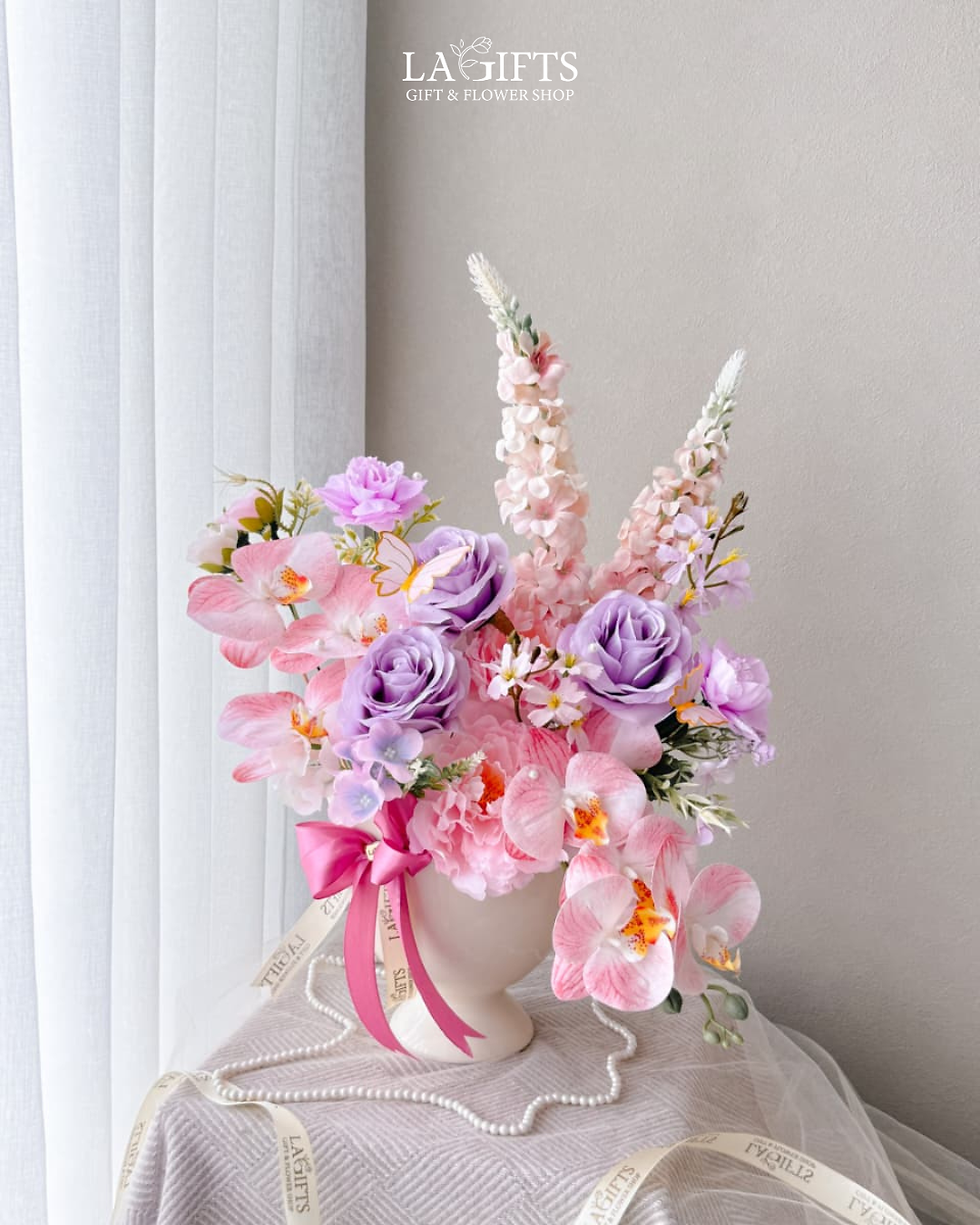 Artificial Flower vase Arrangement