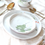 Miniature : Ceramic Handmade Salad Plate in a Watercolour Aesthetic
