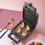 Miniature : Electric Sandwich Maker Breakfast Machine Waffles BBQ Toaster