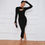 Thumbnail: Sexy Bodycon Long Sleeve Split Dress