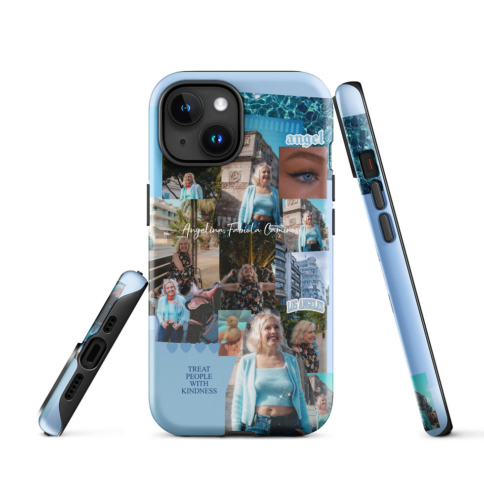 Thumbnail: Mobile phone case for iPhone® Blue Angelina Fabiola Caminos