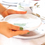 Miniature : Ceramic Handmade Salad Plate in a Watercolour Aesthetic