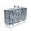 Thumbnail: Silver Glitter Acrylic Box Clutch