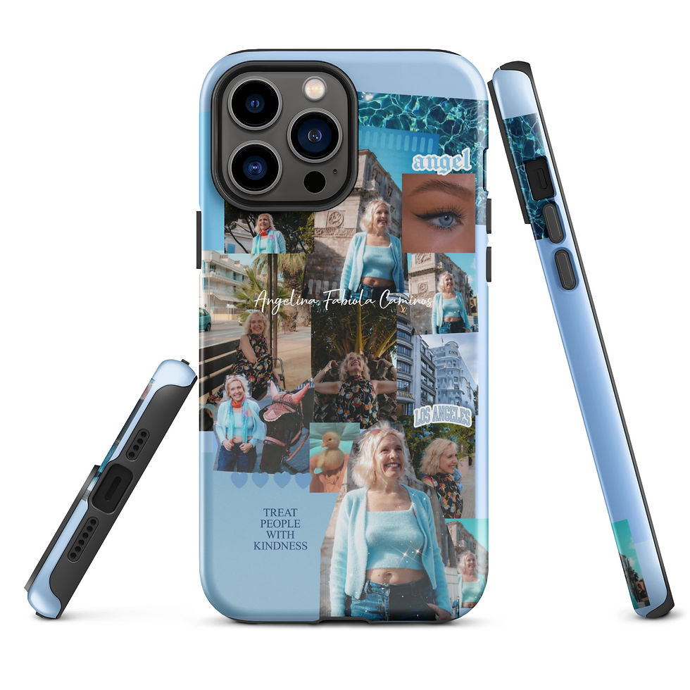 Thumbnail: Mobile phone case for iPhone® Blue Angelina Fabiola Caminos