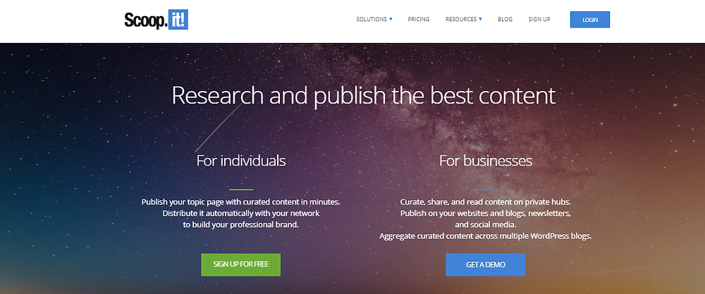 scoop.it content distribution tool