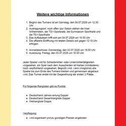 2. Beschreibung German Players Championship 2026 Seite 2
