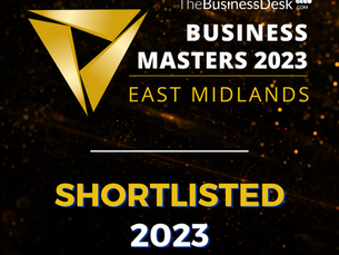 East Midlands Business Masters 2023 - Finalist.