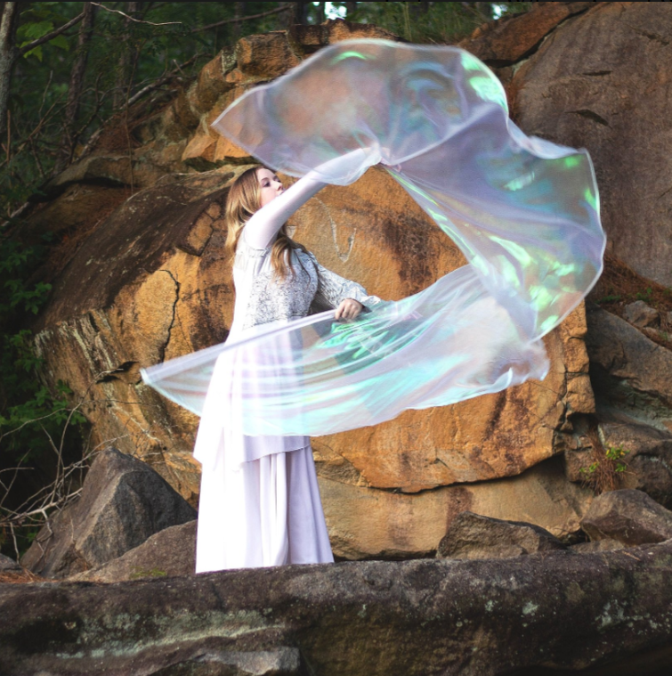 Thumbnail: Single Half-Circle Flag with Sewn-in Rod