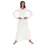 Miniatura: Adult Model wearing white long sleeve praise dance jumpsuit
