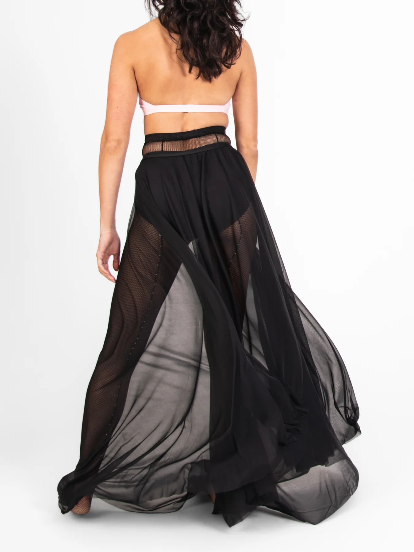 Custom Open Ballroom Skirt - Chiffon main image 1
