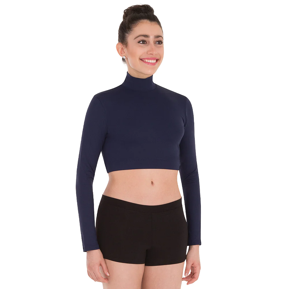 Thumbnail: BWP206 BW ProWEAR® Long Sleeve Turtleneck Midriff Pullover