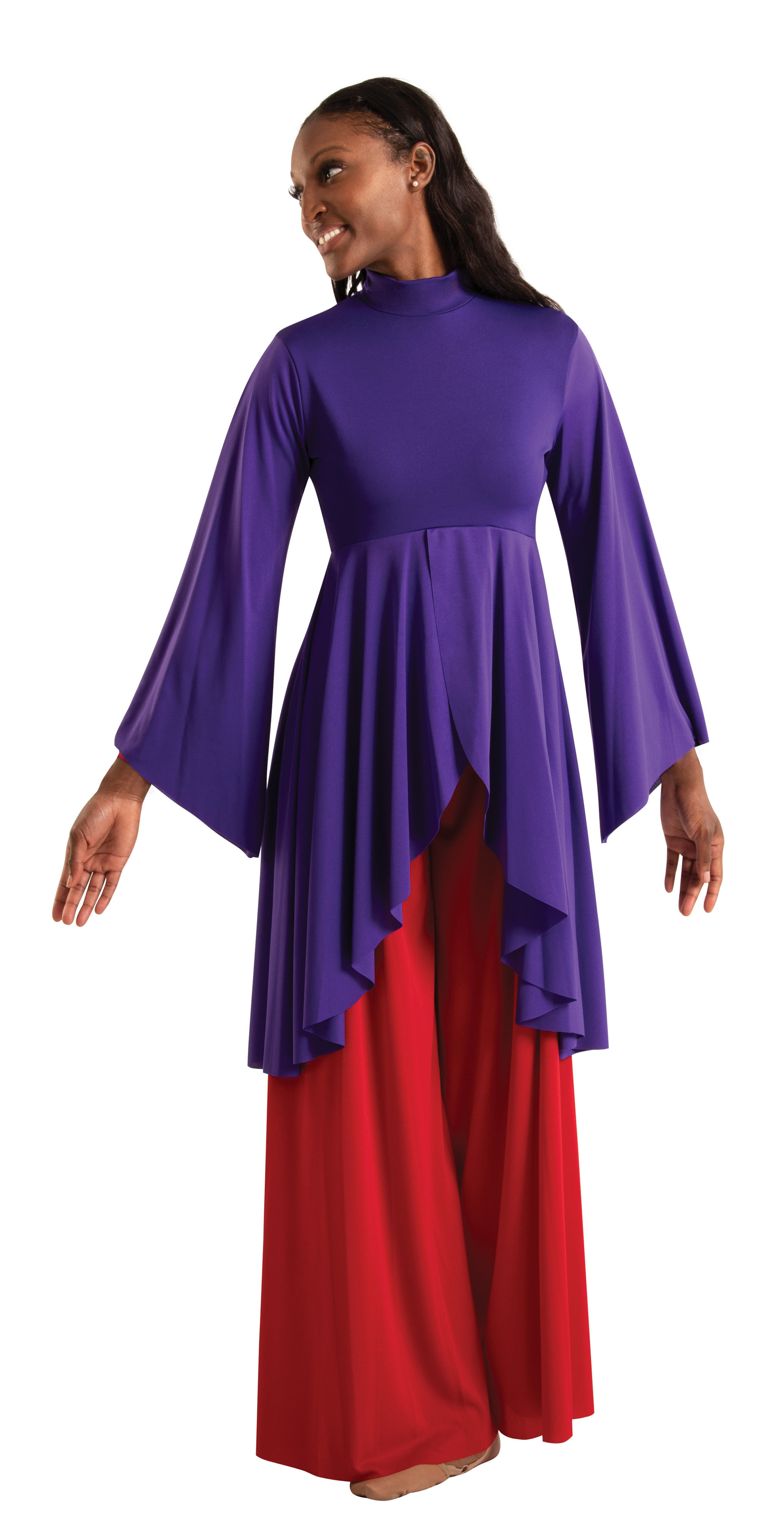 529 Túnica de cuello falso