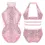Thumbnail: iE901C Kids Sequin Strappy Back Leotard