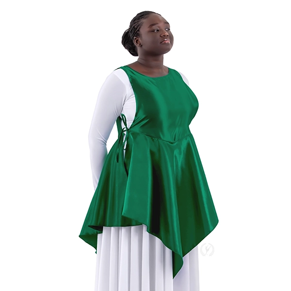 Satin Worship Ephod in Forest Green