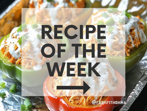Buffalo Chicken Stuffed Peppers 🫑 🍗