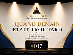 Étude de cas TRIA Conscience #017 – Quand demain était trop tard. Réflexion sur la présence, la compassion, l'écoute et les limites humaines lorsqu'une conversation importante est reportée sans connaître la souffrance que porte l'autre personne.