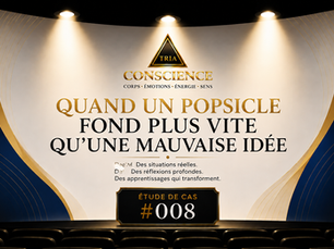 Étude de cas TRIA Conscience #008 – Quand un popsicle fond plus vite qu'une mauvaise idée. Réflexion sur le leadership relationnel, les conséquences naturelles, le respect de la dignité et la gestion des comportements problématiques.