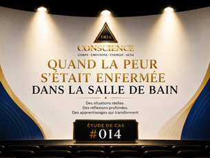 Étude de cas TRIA Conscience #014 – Quand la peur s'était enfermée dans la salle de bain. Réflexion sur l'impact durable de la peur, la contagion émotionnelle, le leadership et la capacité à demeurer calme lorsqu'une équipe se sent menacée.