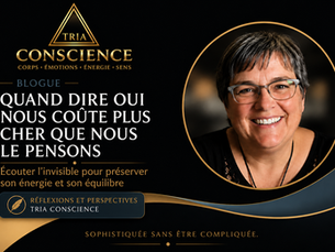 Article TRIA Conscience – Quand dire oui nous coûte plus cher que nous le pensons. Réflexion sur les limites personnelles, la surcharge, l'épuisement professionnel et l'importance d'aligner ses choix avec ses priorités et ses valeurs.