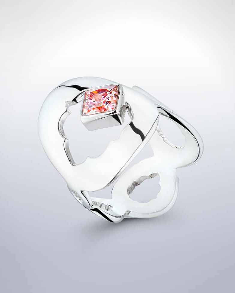 Ring-on-Blue-Background