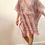 Thumbnail: Short Kaftan in Muted Pink Paisley 562