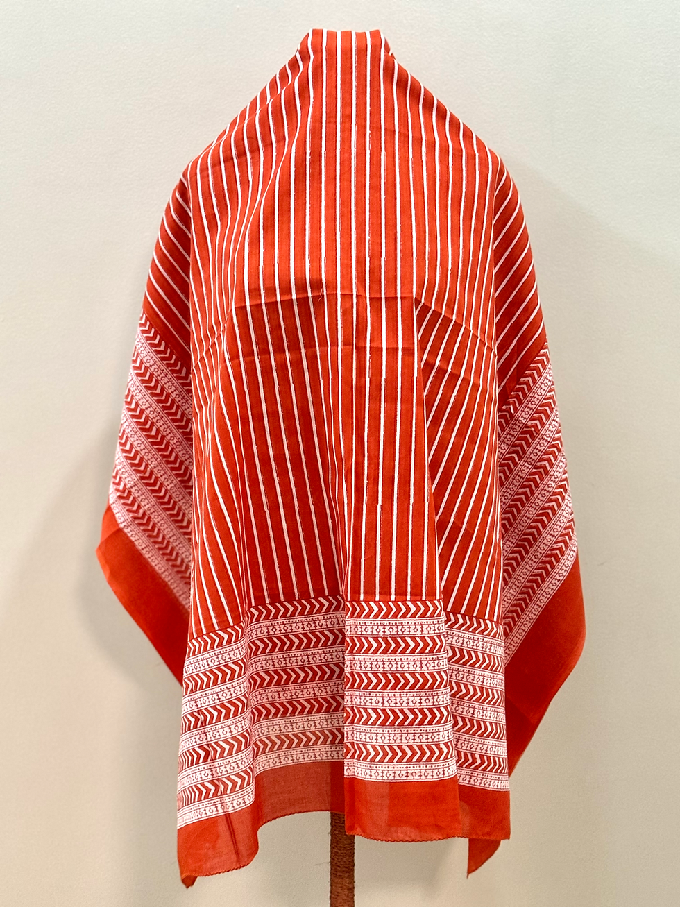 Thumbnail: Sarong in Tomato Red Striped 206