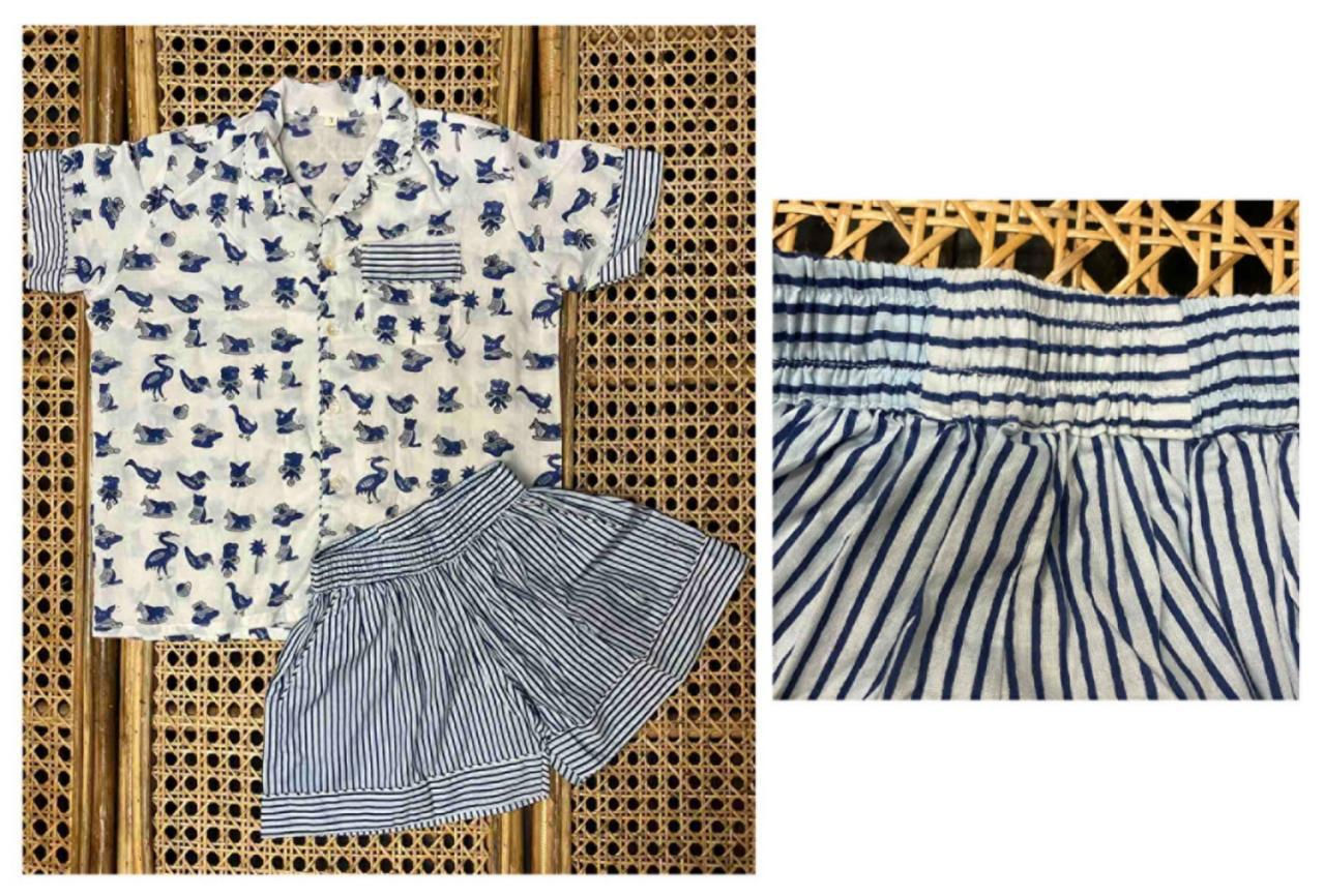 Blemished Kids Lounge Set in Blue Toys-3