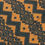 Thumbnail: Table Runner In Black and Orange Zig Zag