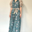 Thumbnail: Long Sleeves Maxi Dress in Ocean Flora