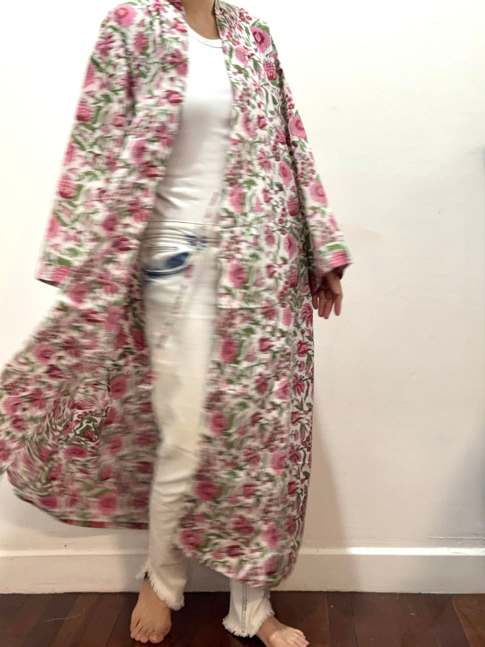 Thumbnail: Kimono in Red and Pink Wild Flora 196