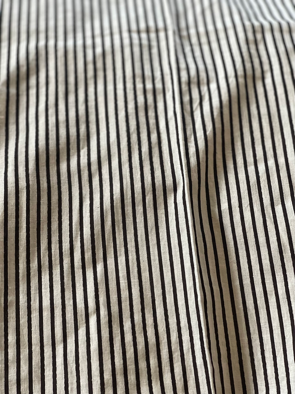 Thumbnail: Fisherman Pants in Black and White Stripe