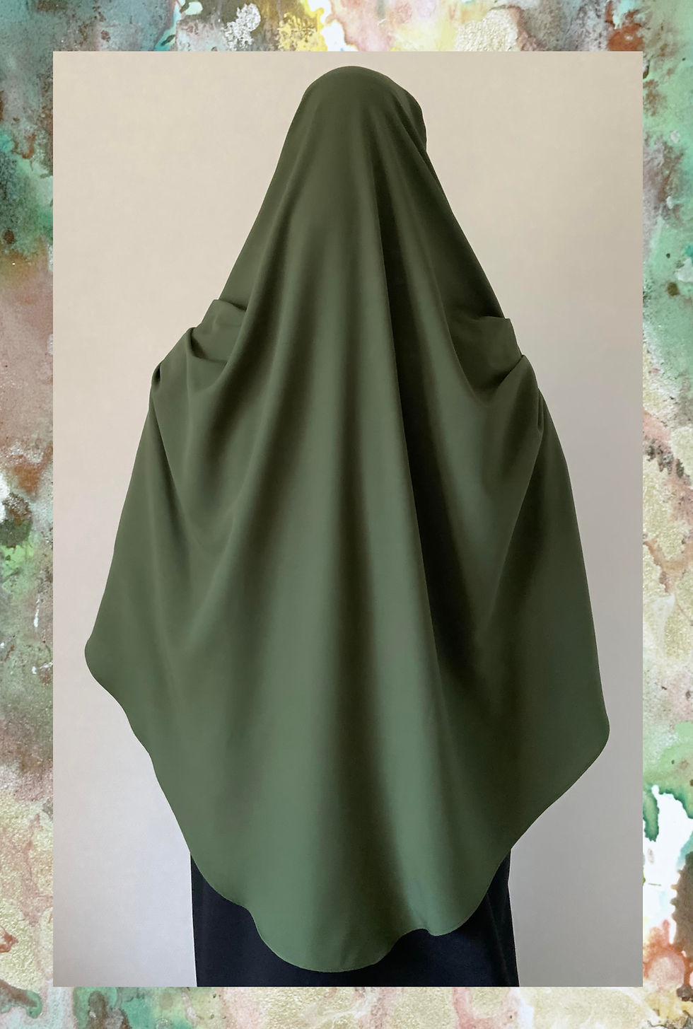 Miniature : Voile à enfiler 3 plis kaki