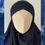 Miniature : Voile à enfiler asymétrique long bleu marine