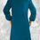 Miniature : ABAYA ROBE-HIJAB COROLLE bleu canard