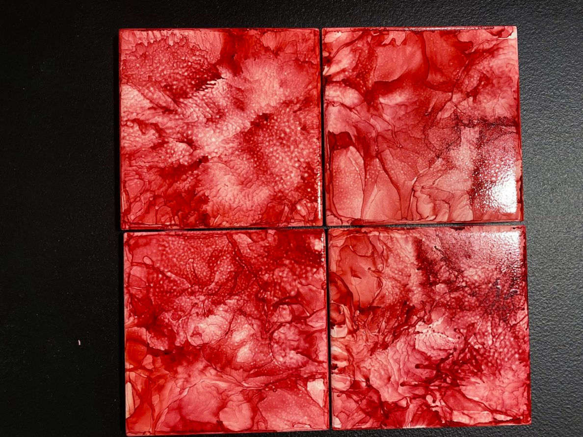 Red Spotted Coasters