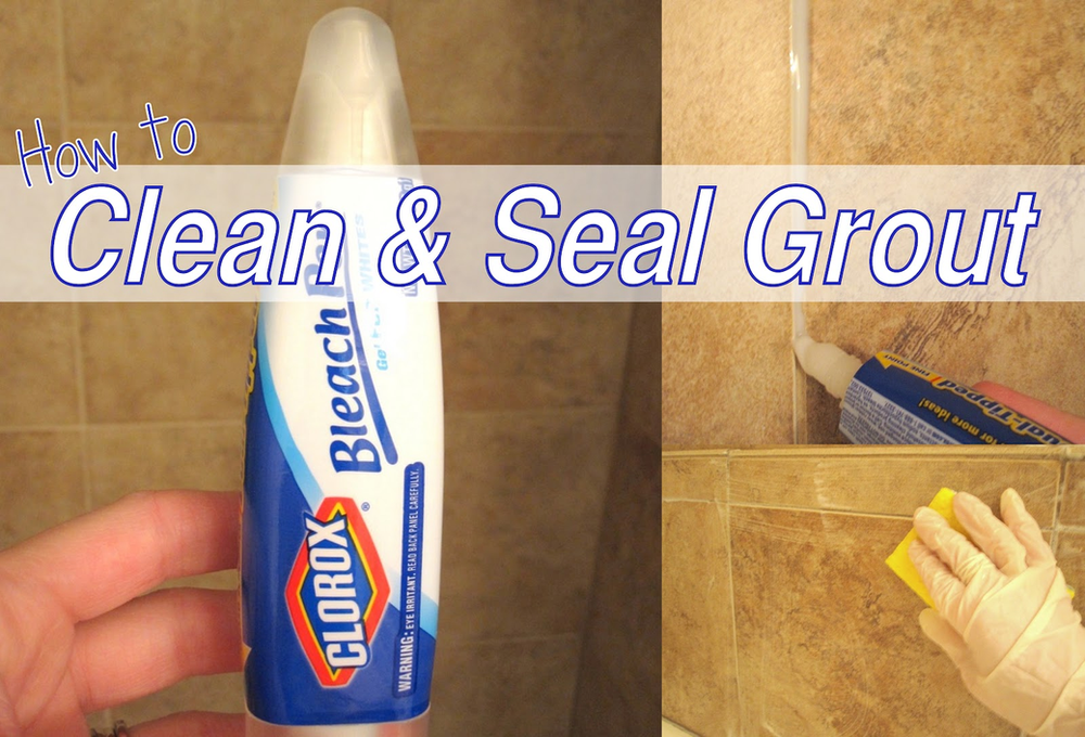 Clean Grout with a Bleach Pen