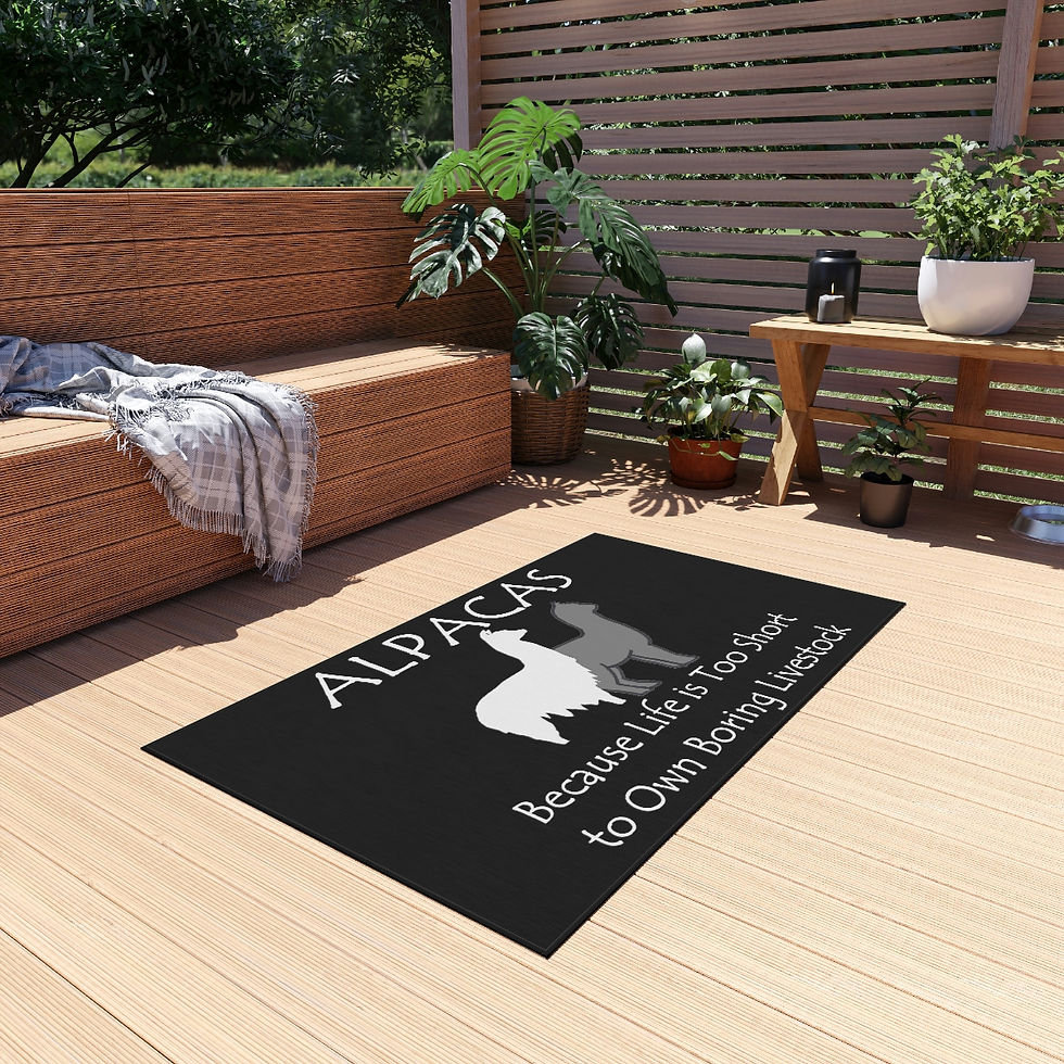 Thumbnail: Outdoor Rug - Black