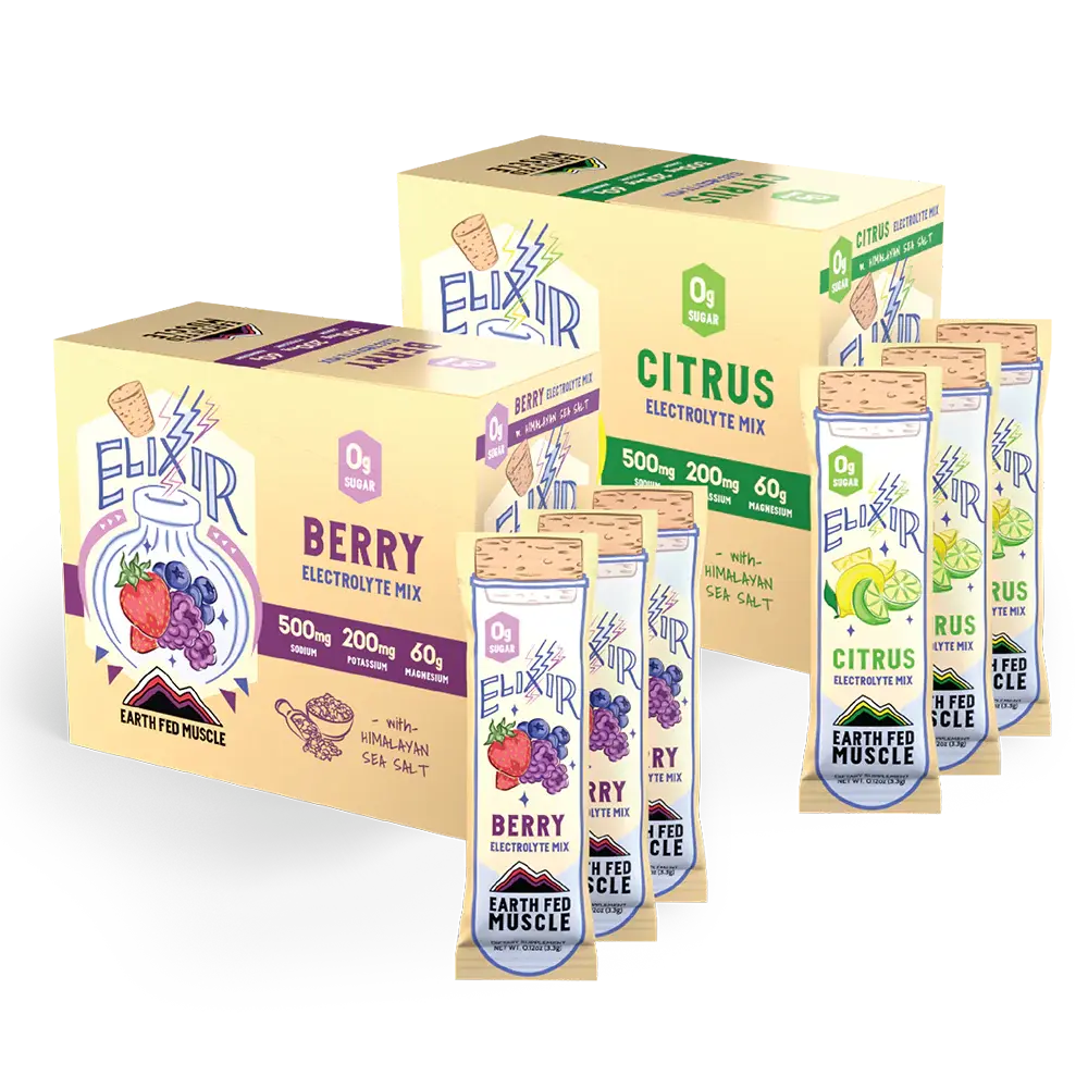 Earth Fed Muscle Electrolyte Mix Packets with Himalayan Sea Salt