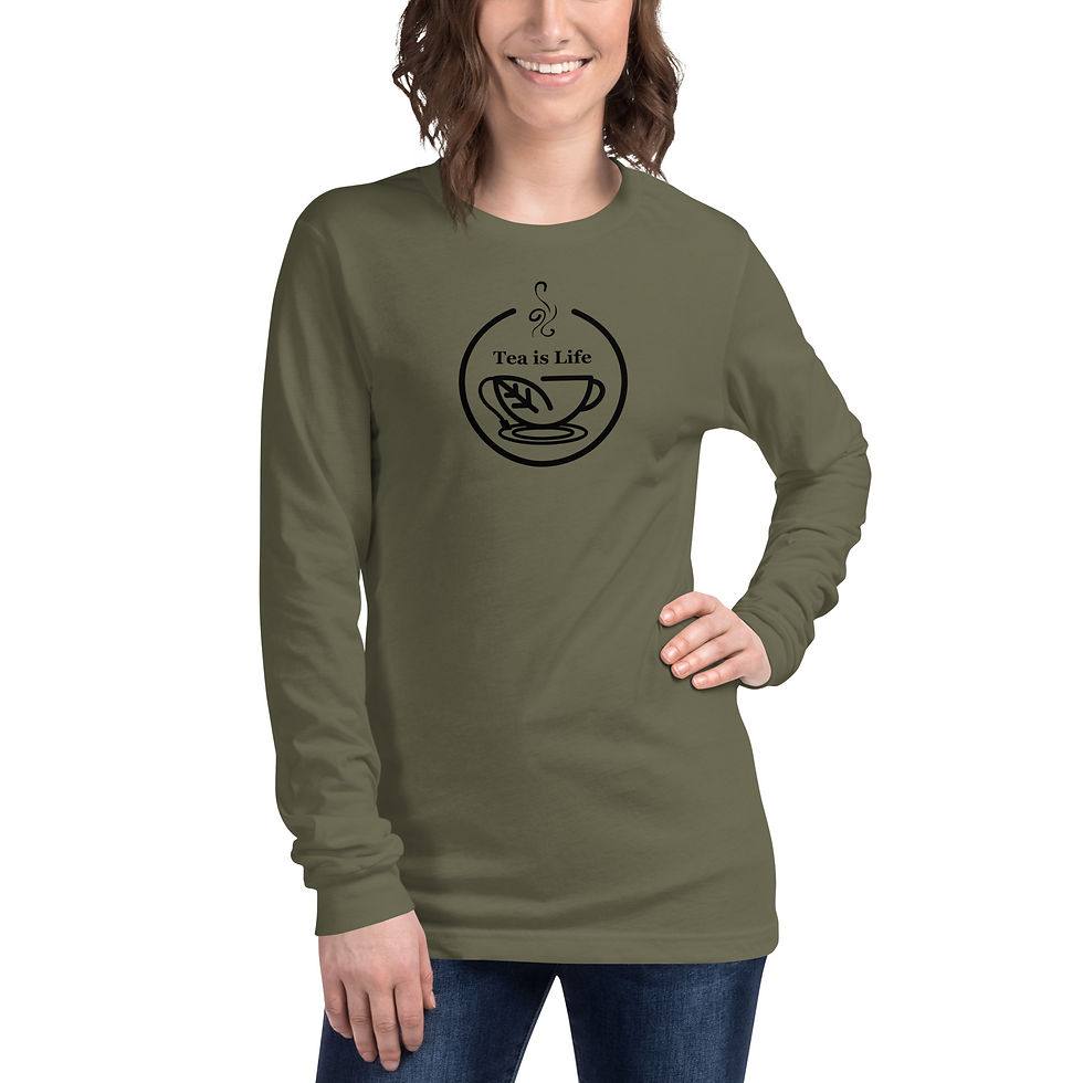 Thumbnail: Women's Long Sleeve Tee (Black Design)