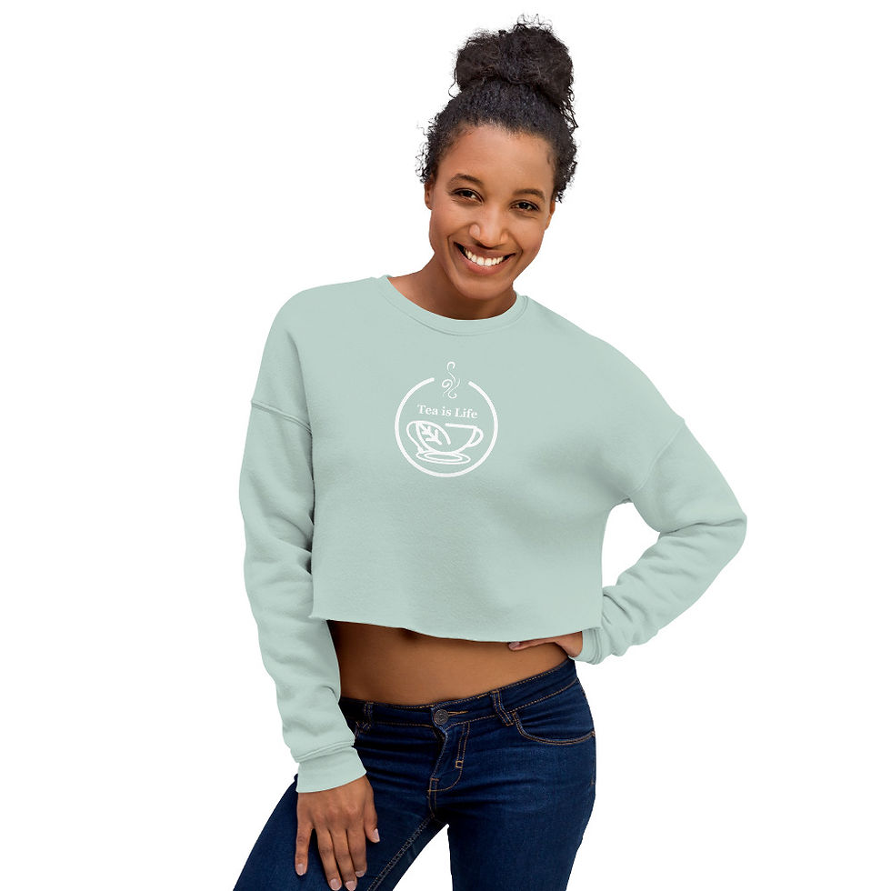 Thumbnail: Crop Sweatshirt (White Logo)