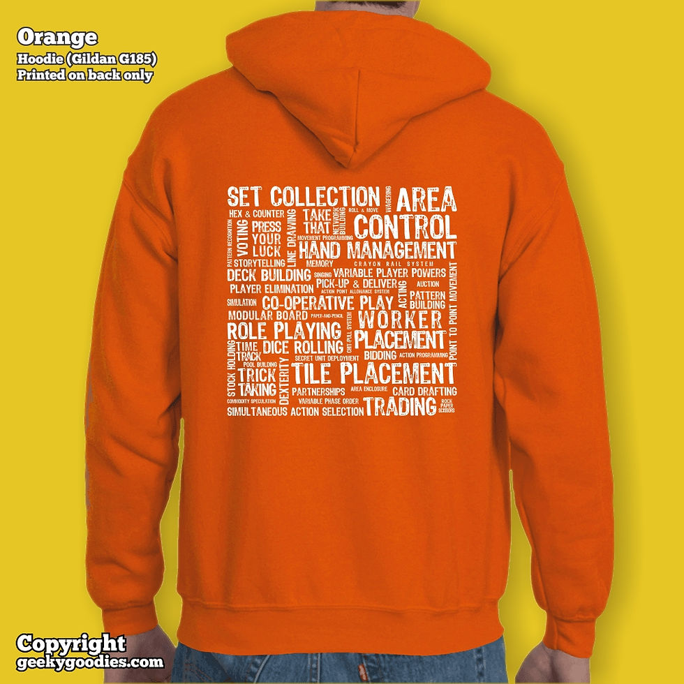 Thumbnail: Board Game Mechanics Unisex Hoodie