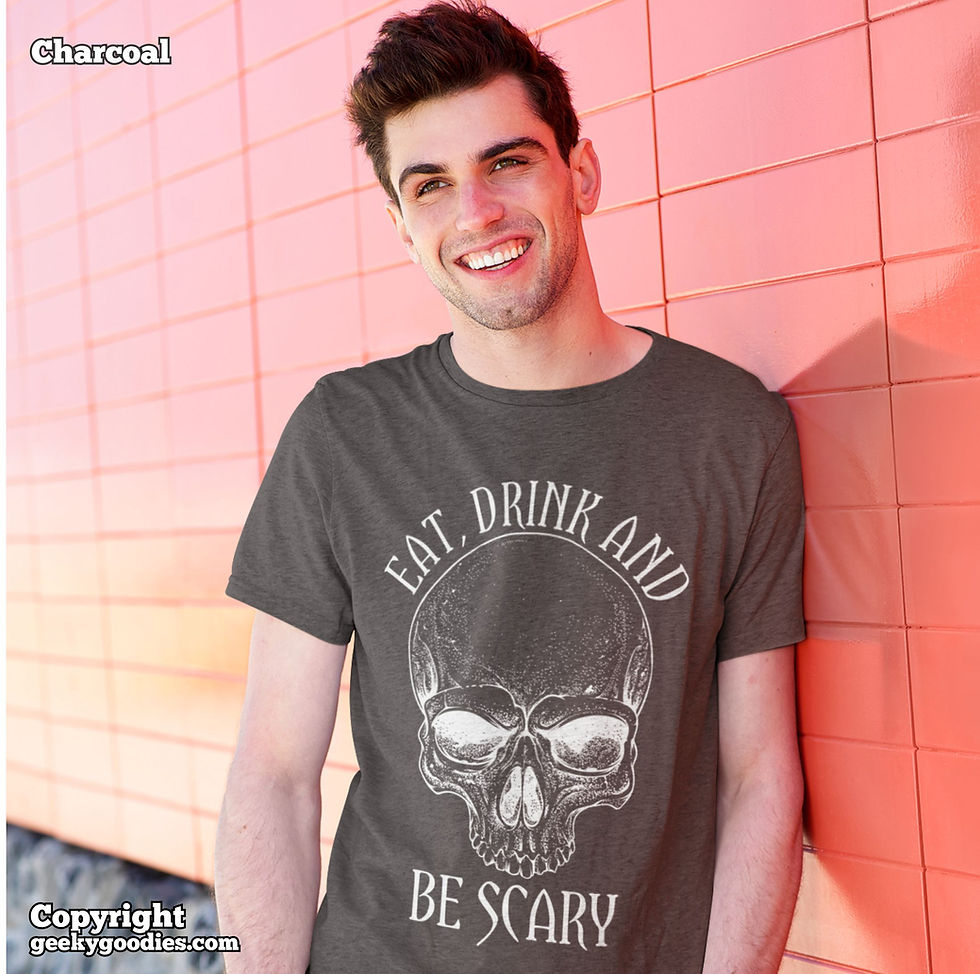 Thumbnail: Eat, Drink and Be Scary Men's / Unisex T-shirts