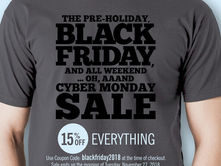 Pre-Holiday, Black Friday and All Weekend ... Oh, aaand Cyber Monday SALE!