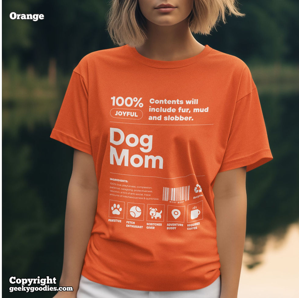 Thumbnail: Anatomy of a Dog Mom Unisex T-shirts