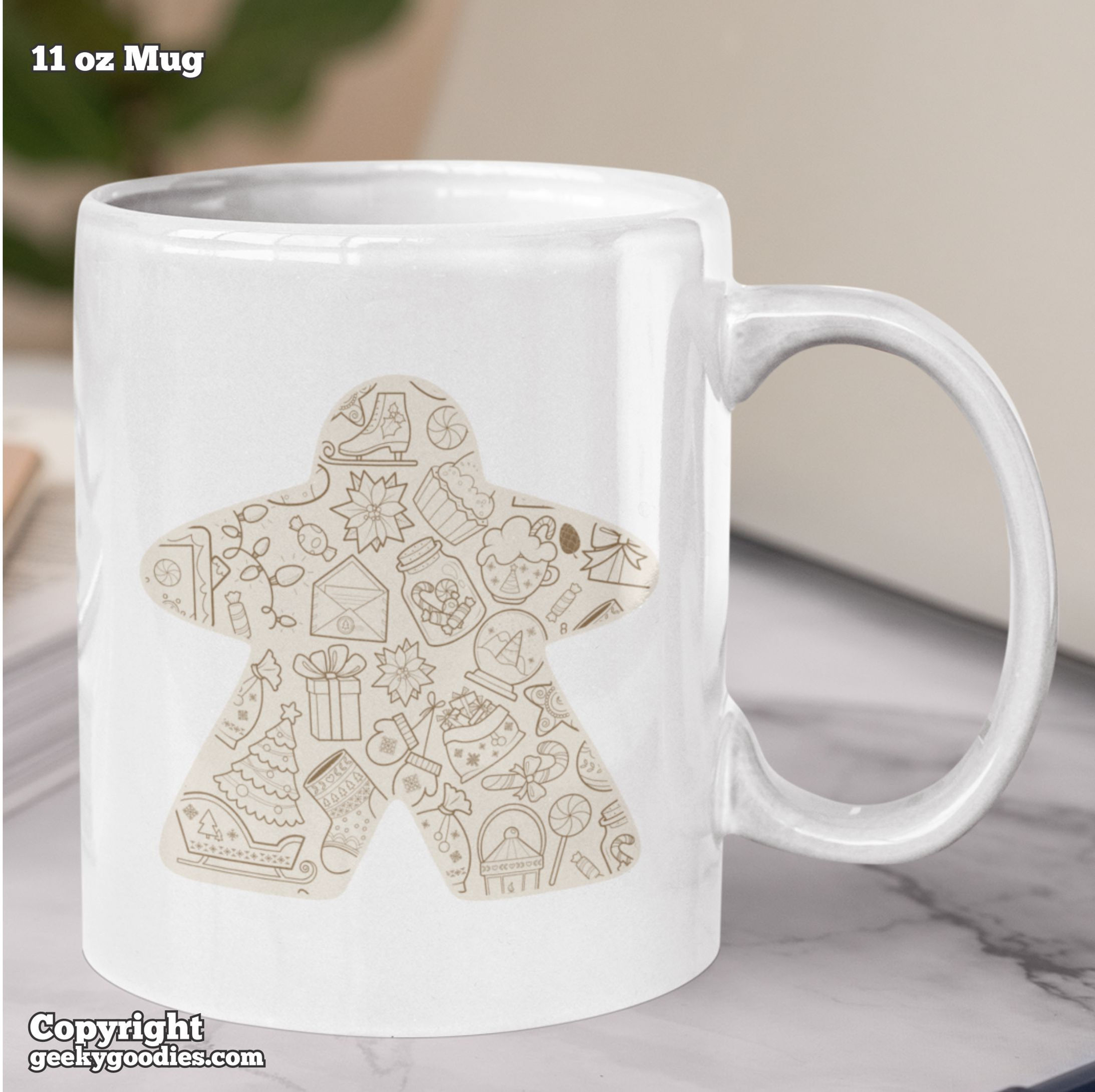 Festive Meeple Goodies Coffee Mugs