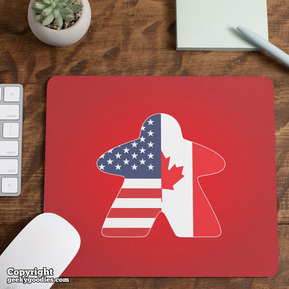 Thumbnail: Meeple Flag Neoprene Mousepads