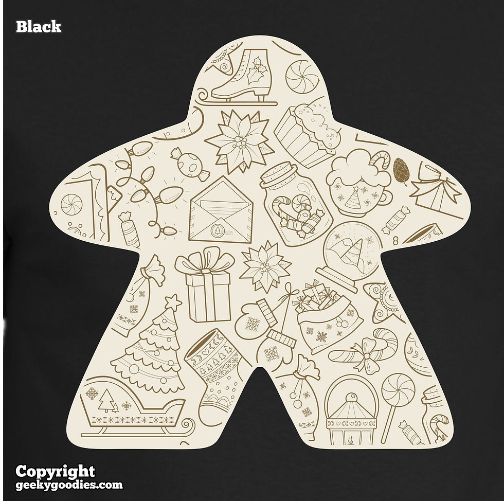 Thumbnail: Festive Meeple Goodies Women's T-shirts