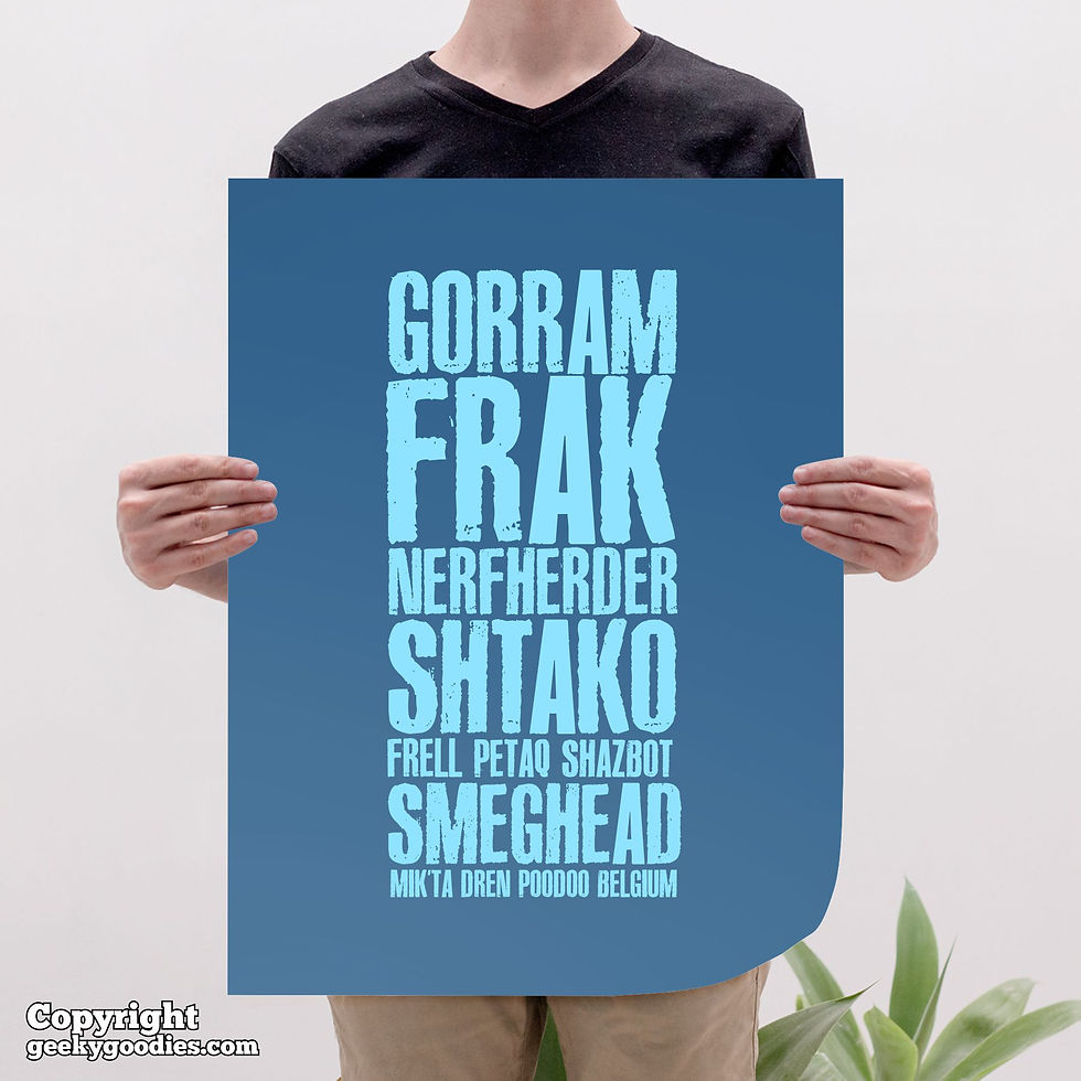 Thumbnail: GORRAM FRAK (Sci-Fi Curse Words) Poster