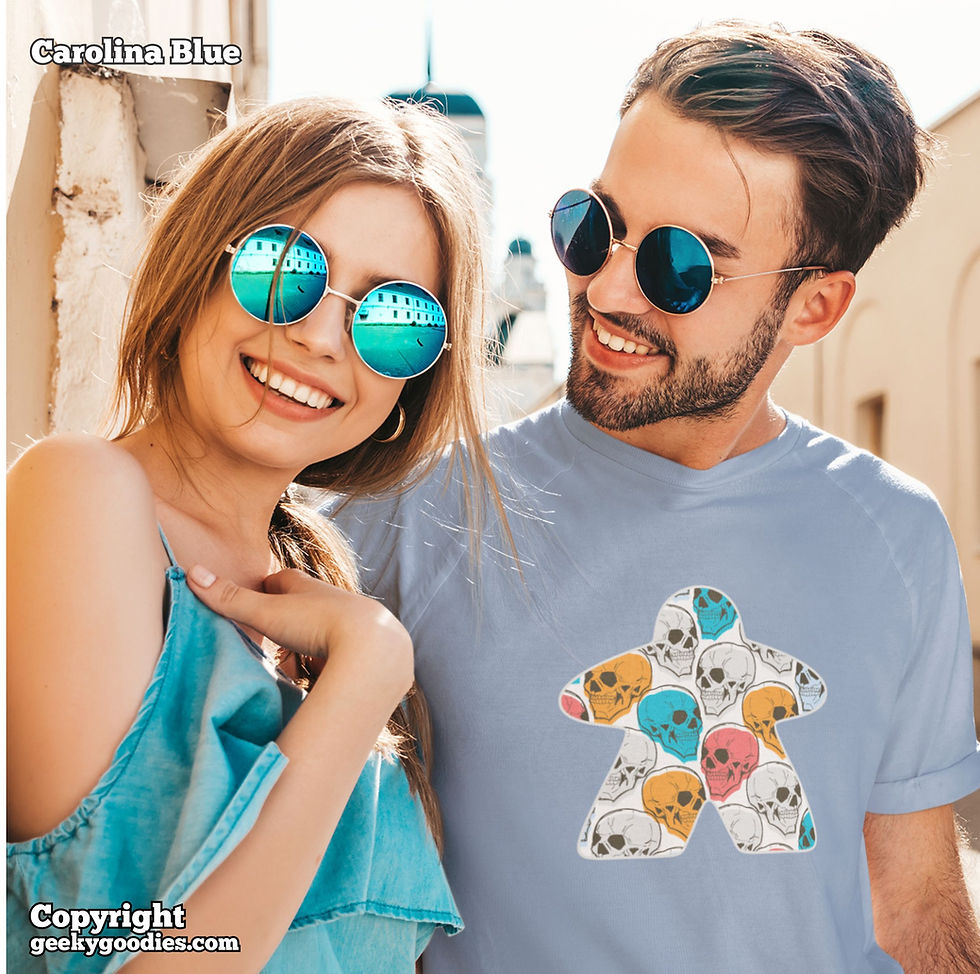 Thumbnail: Skully Meeple Men's / Unisex T-shirts